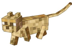 How to Draw an Ocelot from Minecraft