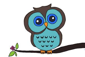 How to Draw an Owl For Kids - DrawingNow - 300 x 200 jpeg 9kB