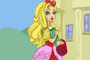 How to Draw Apple White The Daughter Of Snow White from Ever After High