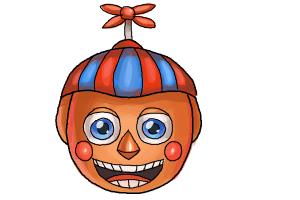 How to Draw Bb, Balloon Boy from Five Nights At Freddys
