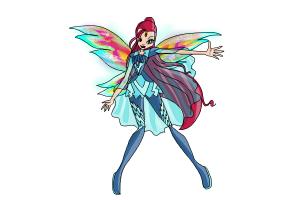 How to Draw Bloom, Fairy Of The Dragon Flame from Winx
