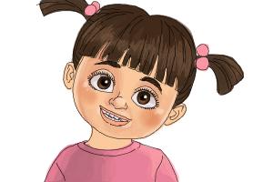 How to Draw Boo from Monsters Inc