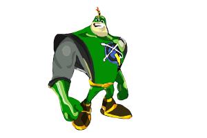 How to Draw Captain Qwark from Ratchet and Clank