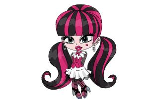 How to Draw Chibi Draculaura from Monster High