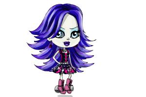 How to Draw Chibi Spectra Vondergeist from Monster High