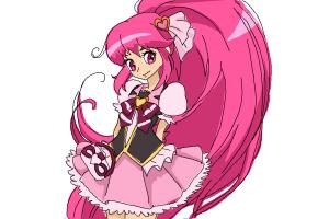 How to Draw Cure Lovely, Aino Megumi from Happiness Charge Precure