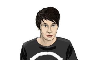 How to Draw Dan Howell