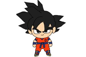 How to draw Goku Super Saiyan - Step by Step Tutorial! 