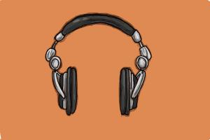 cool headphone drawings