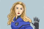How to Draw Invisible Woman from Fantastic 4