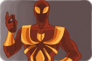 How to Draw Iron Spider Armor