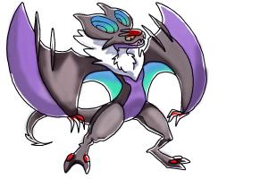 How to Draw Noivern from Pokemon X And Y