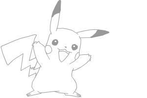 How to draw Pikachu