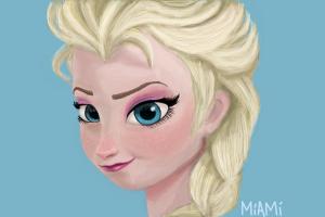 How to Draw Queen Elsa from Frozen - DrawingNow