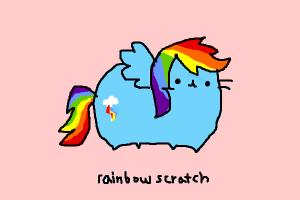 How to Draw Rainbowscratch from My Little Pusheen