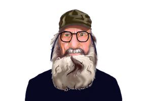 How to Draw Si Robertson from Duck Dynasty