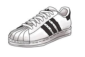shoe drawing