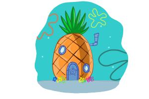 How to Draw Spongebob House