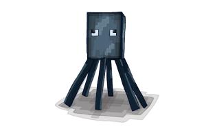 How to Draw Squid from Minecraft
