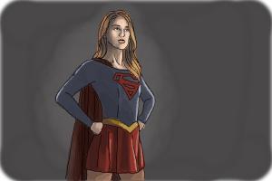 How to Draw Supergirl 2015