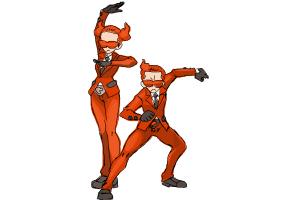 How to Draw Team Flare from Pokemon X & Y