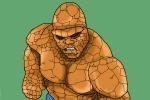 How to Draw Thing from Fantastic 4