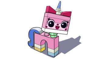 How to Draw Uni-Kitty from The Lego Movie