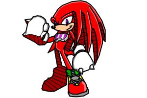 Knuckles The Echidna (Sonic Riders Style)