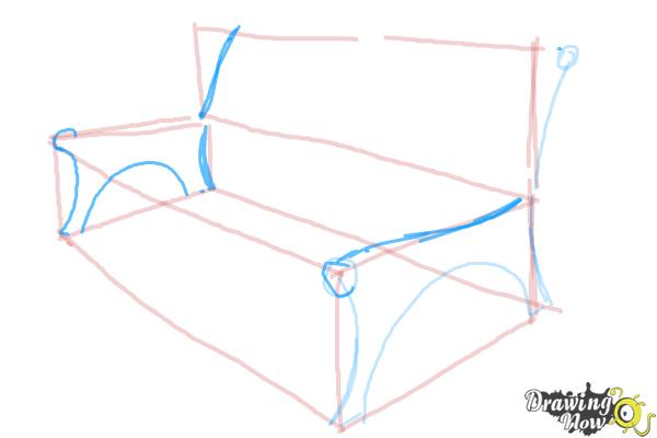 How to Draw a Bench - DrawingNow