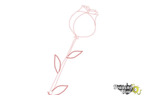 How to Draw a Rose Outline - Really Easy Drawing Tutorial