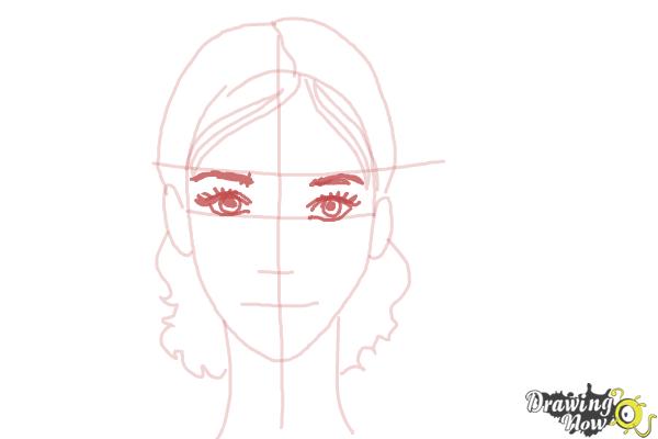 Girl Face Drawing - How To Draw A Girl Face Step By Step