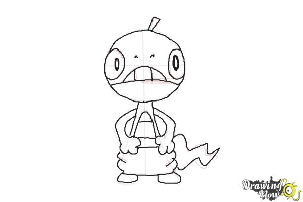 scraggy coloring page ideas pokemon