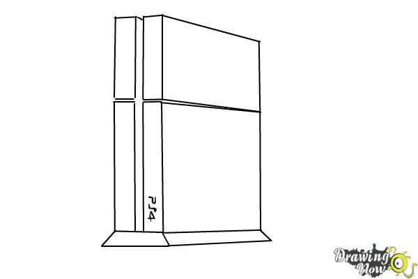 How To Draw Playstation 4 Ps4 Drawingnow