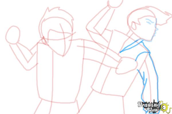 Fight Scene – Storyboarding to first sketch (click link for more) – Vlad Vov