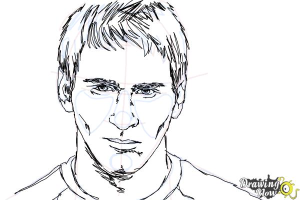 Argentinean footballer Paris Saint Germain Leo Messi. Vector portrait  illustration 17778242 Vector Art at Vecteezy