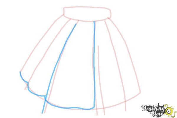 How to Draw a Skirt - DrawingNow