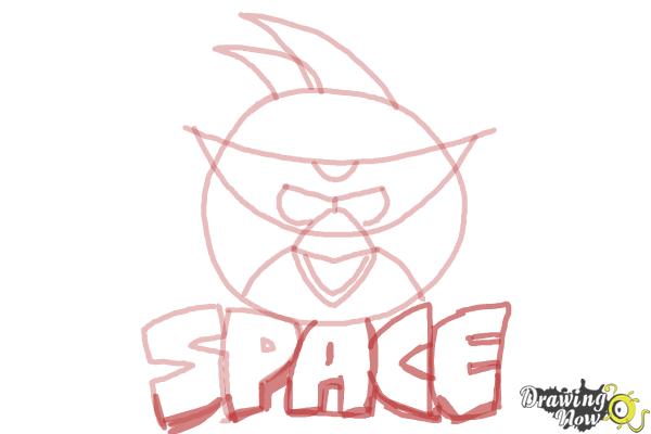 how to draw angry birds space characters
