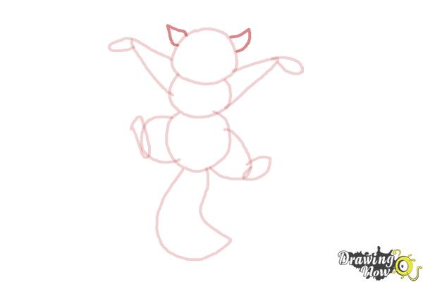 How to Draw a Flying Squirrel - DrawingNow