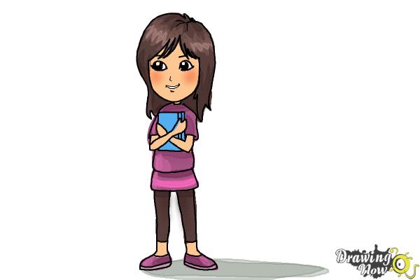 teen girl cartoon