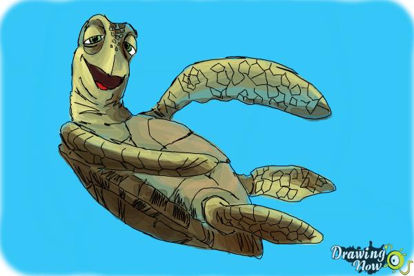 sea turtle cartoon nemo