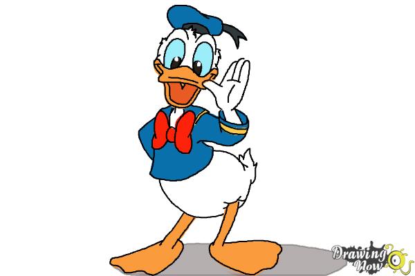 how to draw donald duck