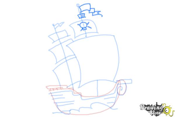 How to Draw a Ship? | Step by Step Ship Drawing for Kids