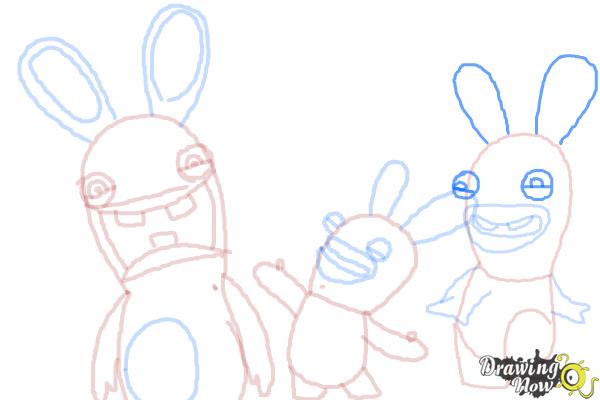 How to Draw Rabbids from Rabbids Invasion - DrawingNow
