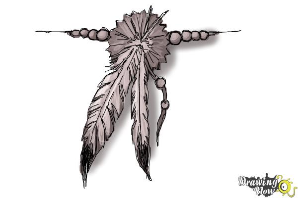 feather sketch
