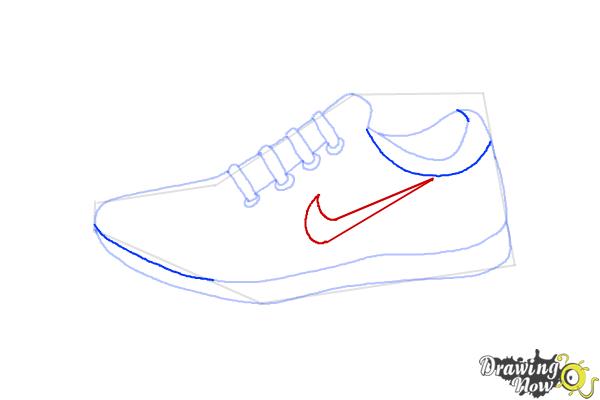 nike trainers drawing