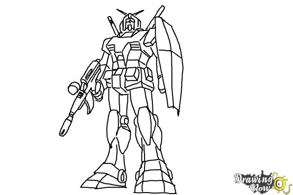 How to Draw a Gundam - DrawingNow