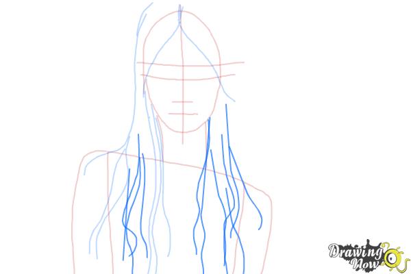 How to Draw Wet Hair - DrawingNow