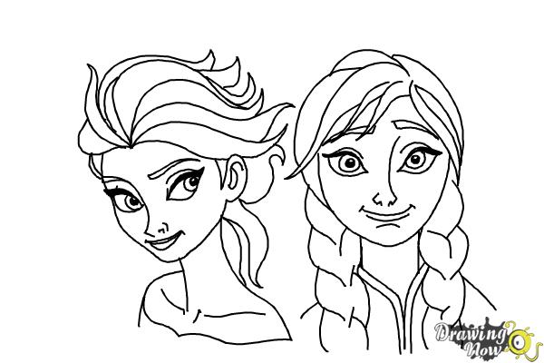 ArtStation - Frozen sisters, Elsa And Anna - May 2014 - Luminarte