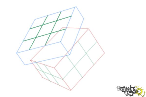 Rubiks Cube Vector Illustration Stock Illustration - Download Image Now -  Puzzle Cube, Drawing - Art Product, Black And White - iStock