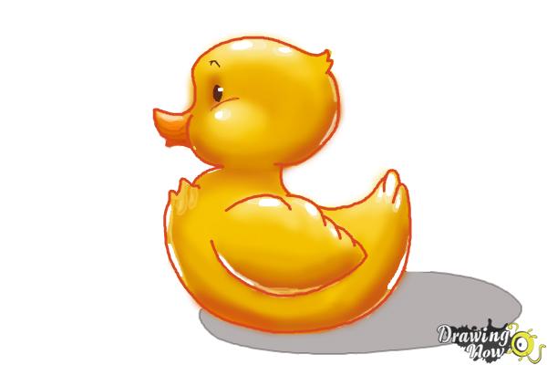 Rubber Duck Easy Drawing Best Templates How To Draw A Rubber Duck